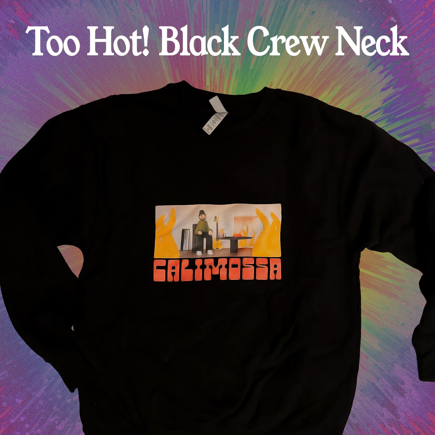 Too Hot! Black Crew Neck
