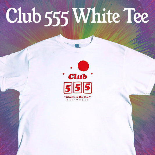 Club 555 White Tee